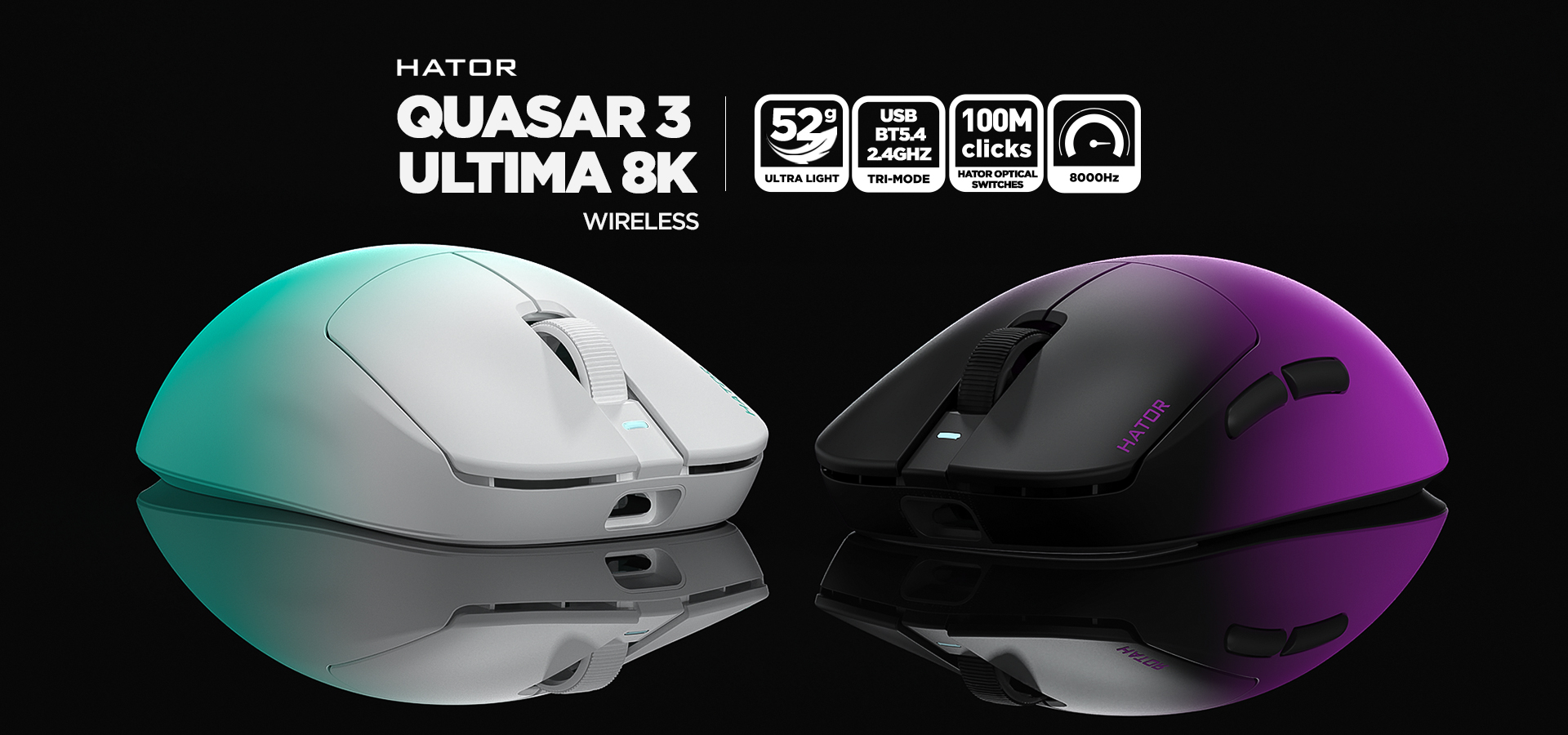 HATOR Quasar 3 Ultima 8K Wireless
