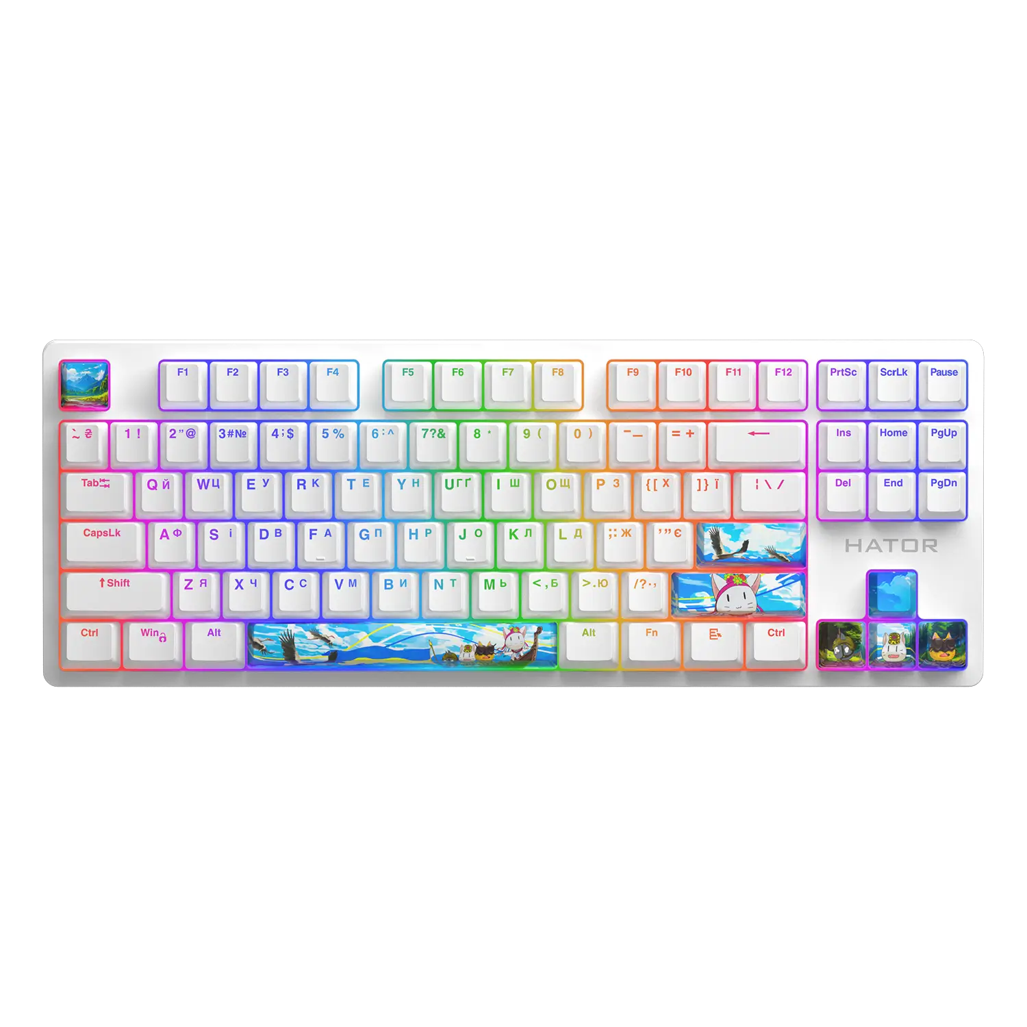 HATOR Set of PBT Keycaps Authentic Edition