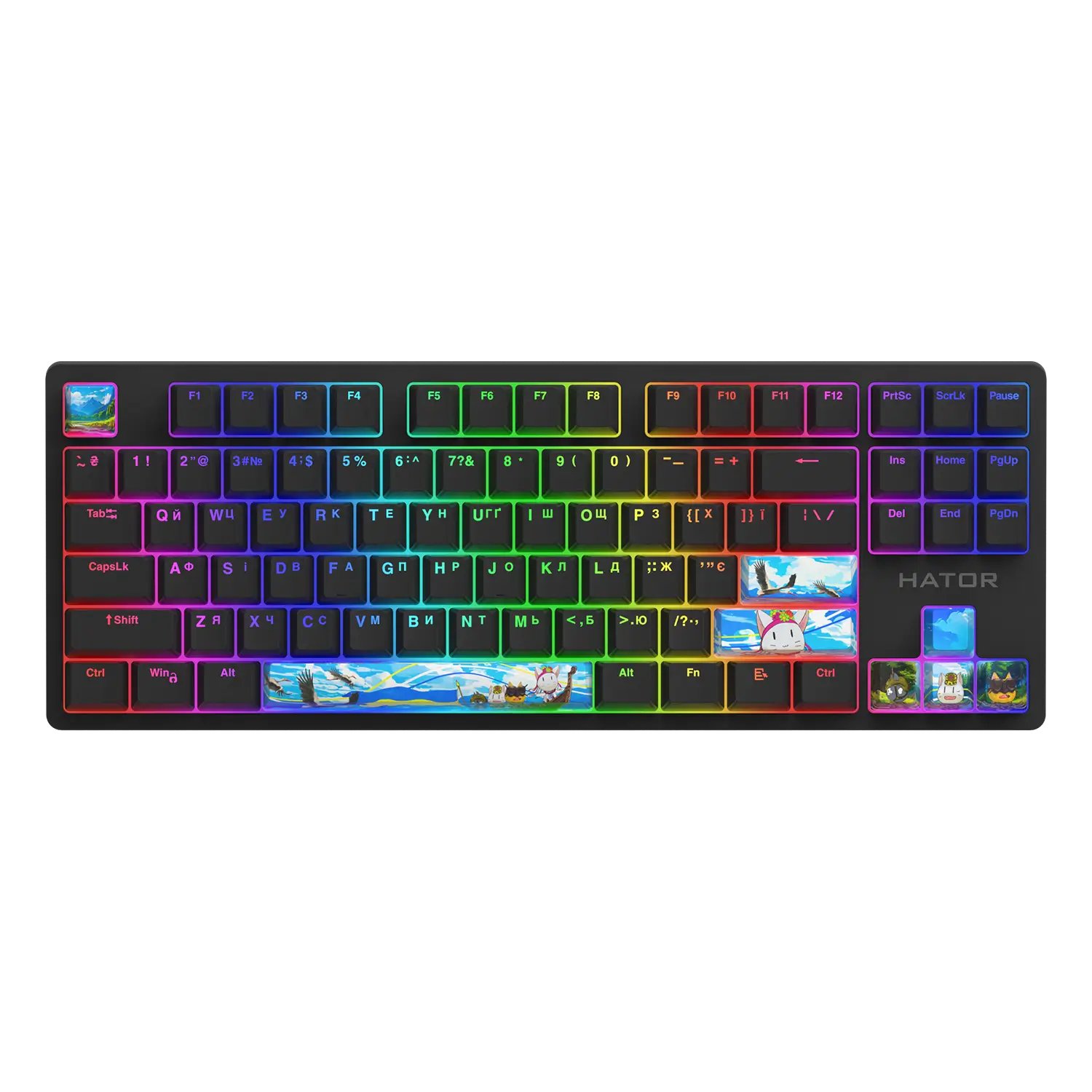 HATOR Set of PBT Keycaps Authentic Edition