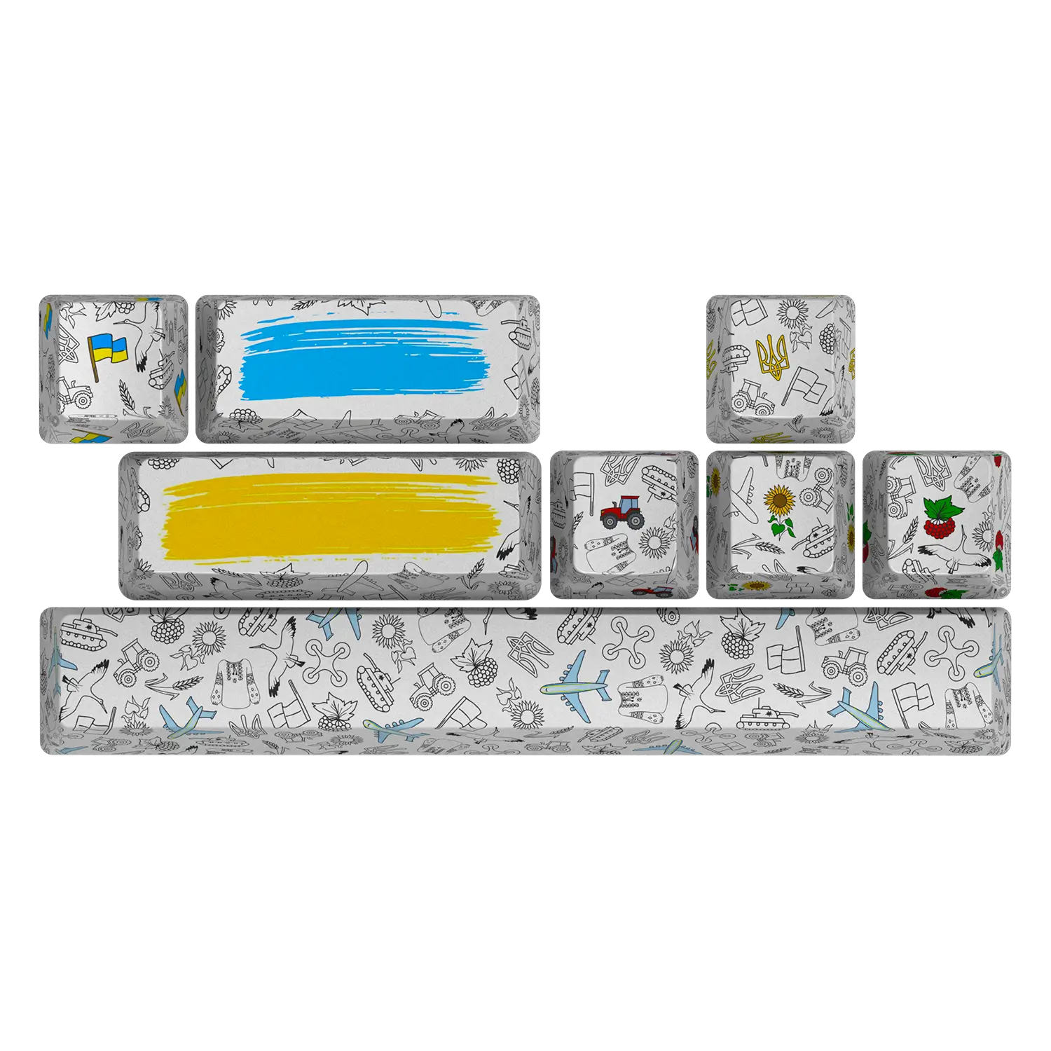 HATOR Set of PBT Keycaps Authentic Edition