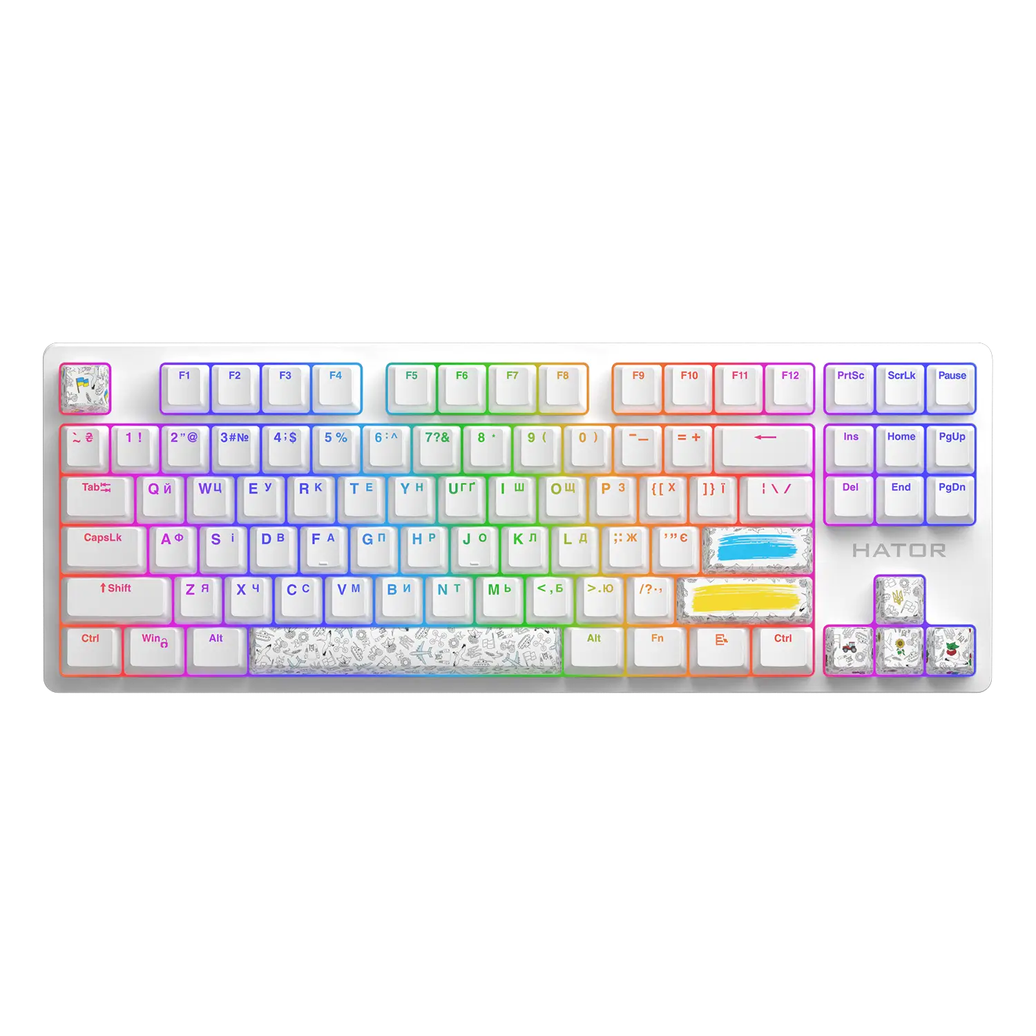 HATOR Set of PBT Keycaps Authentic Edition