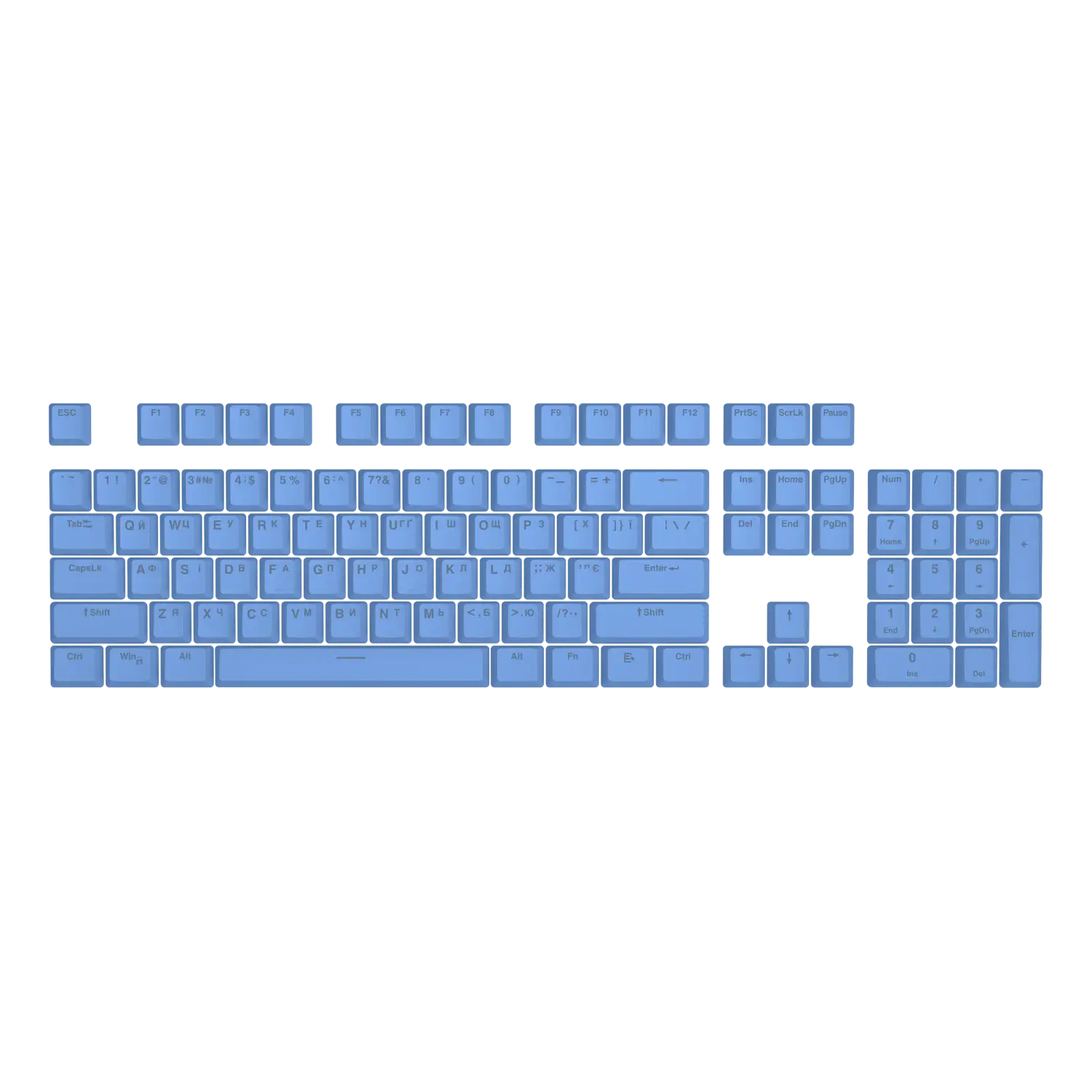 Hator First Ukrainian PBT Keycaps