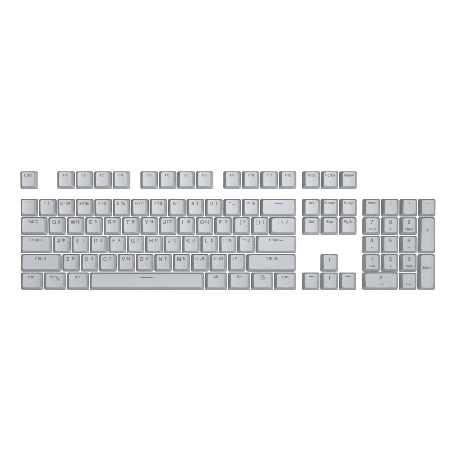 Hator First Ukrainian PBT Keycaps