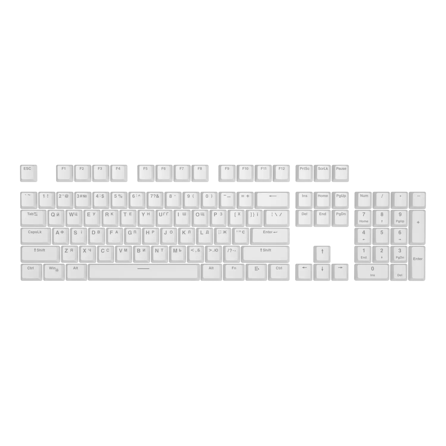 Hator First Ukrainian PBT Keycaps