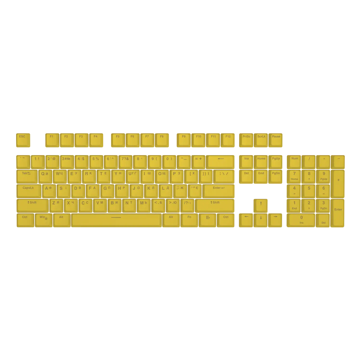 Hator First Ukrainian PBT Keycaps