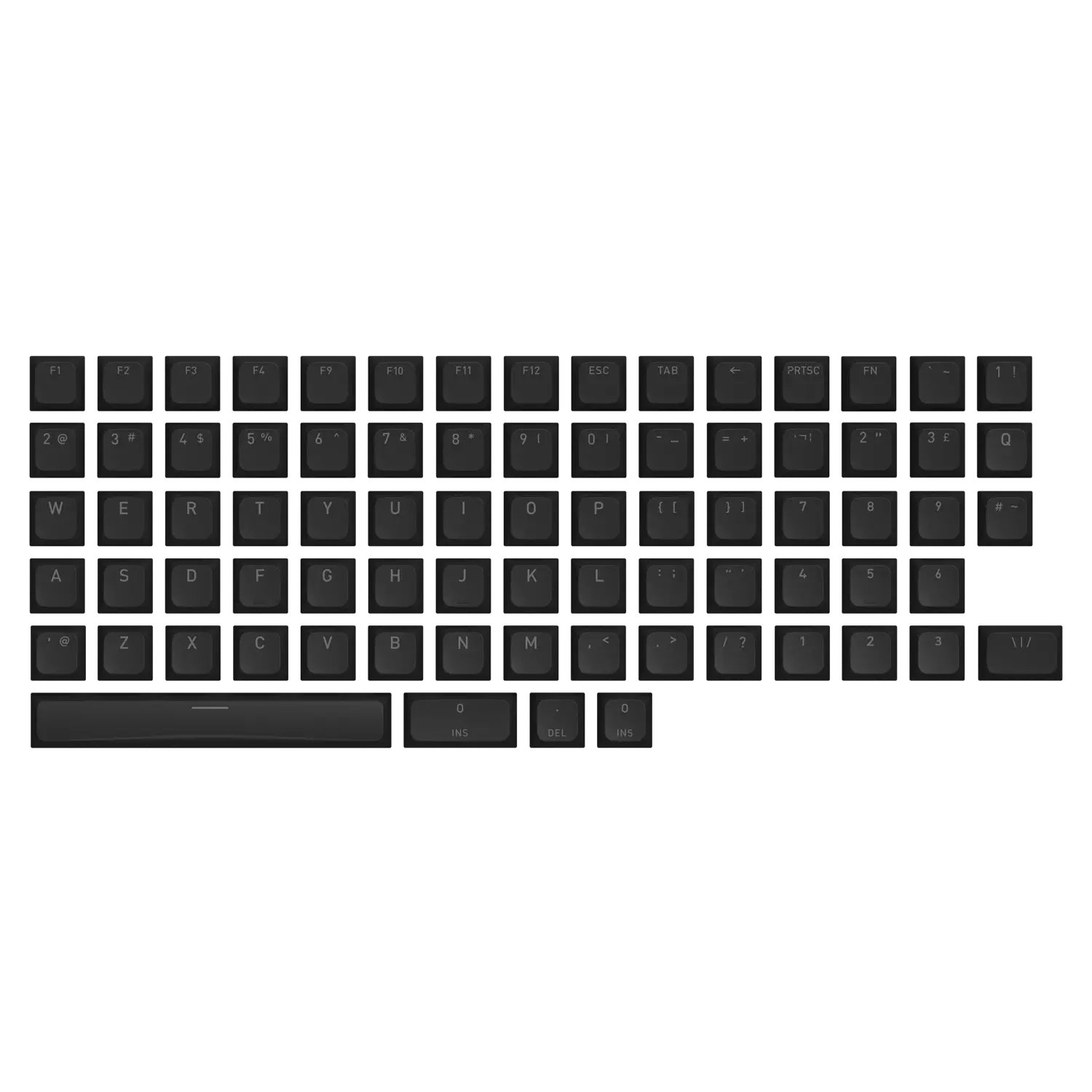 OMA profile keycaps full set for ANSI/ISO Layouts