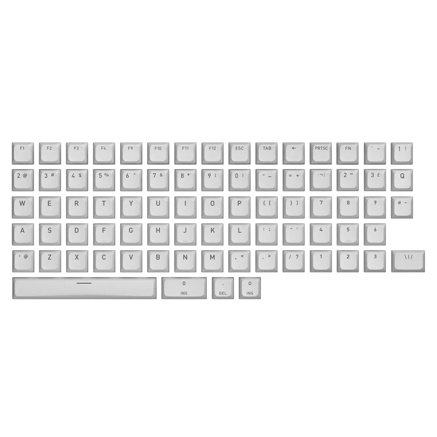 OMA profile keycaps full set for ANSI/ISO Layouts