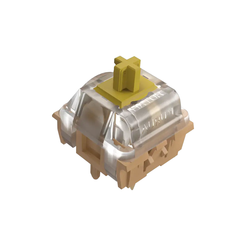 Комплект перемикачів Mechanical Hotswap Switches HATOR Aurum Latte Tactile