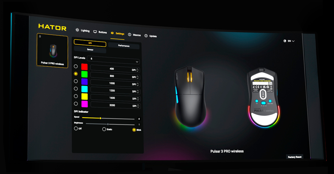 HATOR Pulsar 3 PRO Wireless