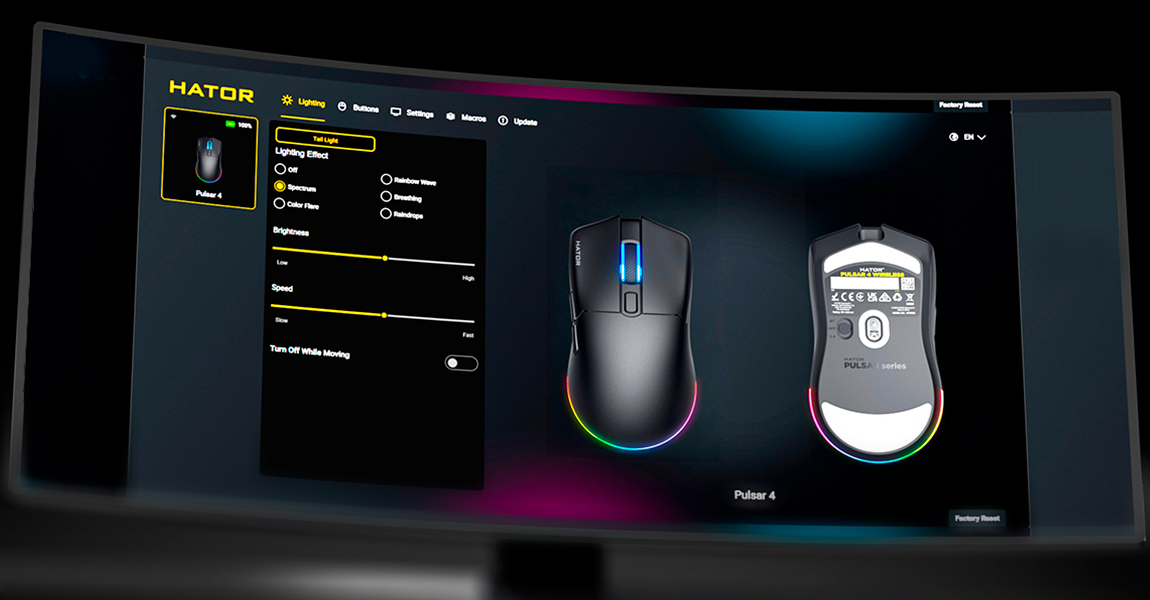 HATOR Pulsar 4 wireless