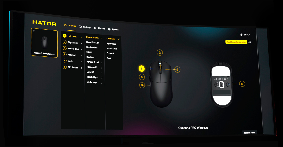 HATOR Quasar 3 PRO Wireless
